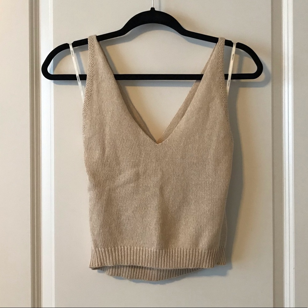 2 For $12 | Light Pink Knit Crop Top